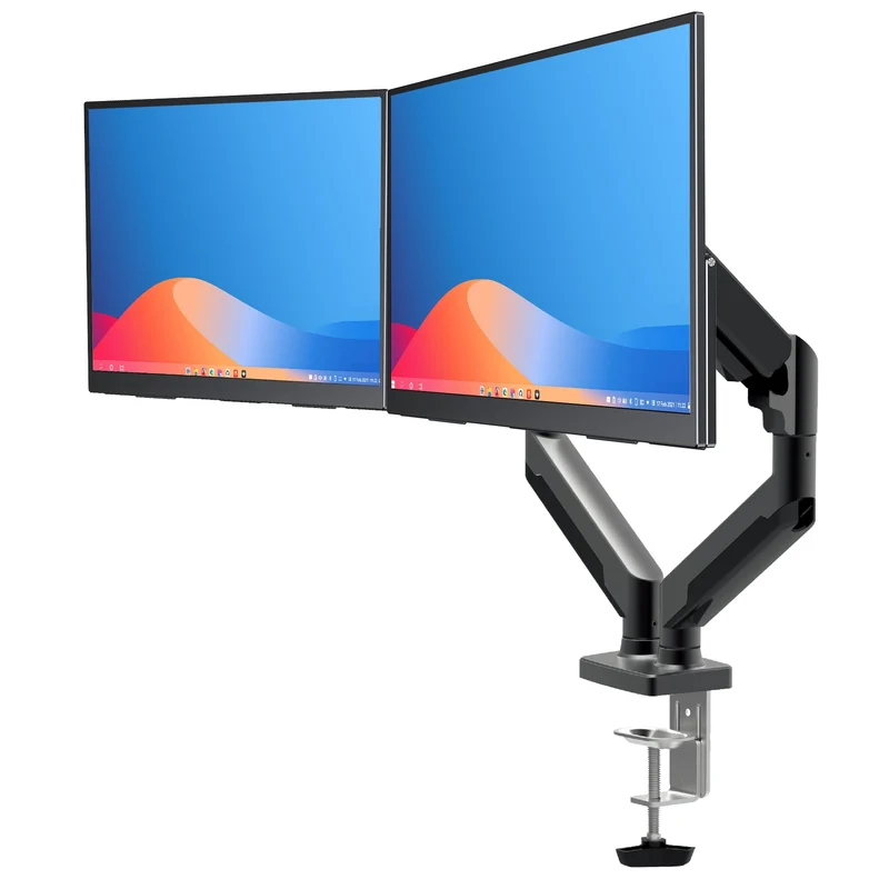 UStand - Support VESA pour double bras de moniteur compatible avec les écrans de 13" à 32"