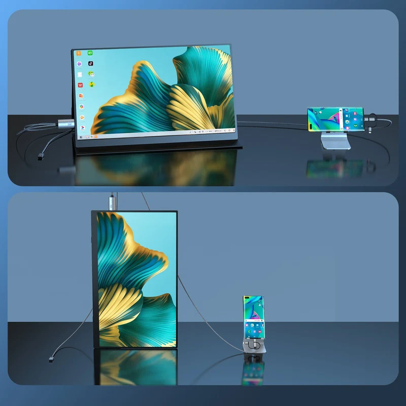 UCable - Câble HDMI vers Lightning Adaptateur de mise en miroir d'écran 3 en 1 horizontal et vertical