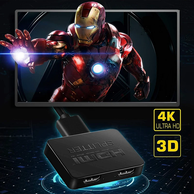 UExtend - Répartiteur HDMI 4K pour deux moniteurs, affichage étendu 1 entrée 2 sorties