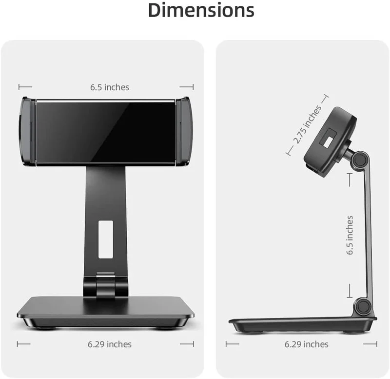 UStand - Support de moniteur portable réglable de 5,9 à 9,56 pouces
