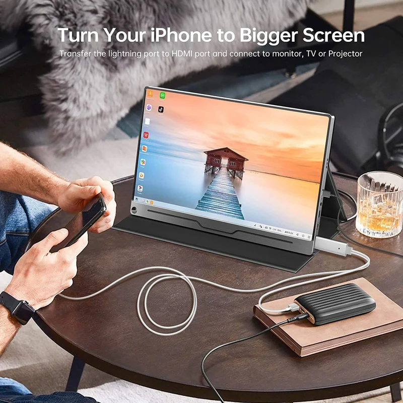 UCable - Câble 3 EN 1 I-O-S/Android vers HDTV