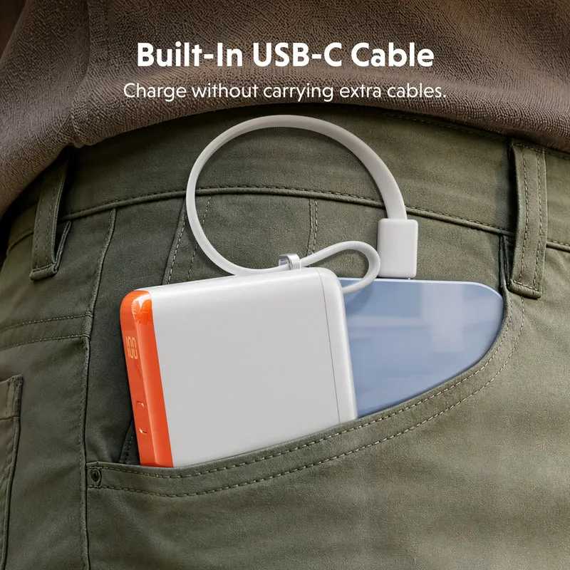 Batterie externe HyperJuice Flex 10K 30 W - Orange