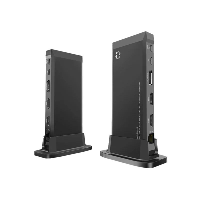 UExtend - Station d'accueil Hub USB C double adaptateur HDMI Compatible pour 3 moniteurs