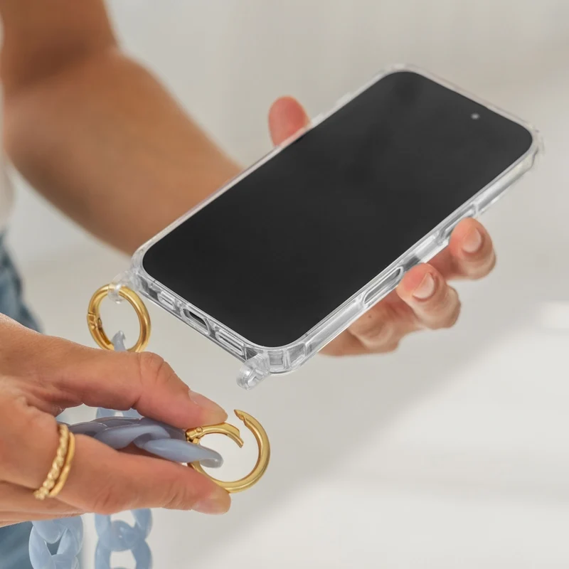 iPhone 16 Pro Chaîne pour téléphone portable Transparent MagSafe