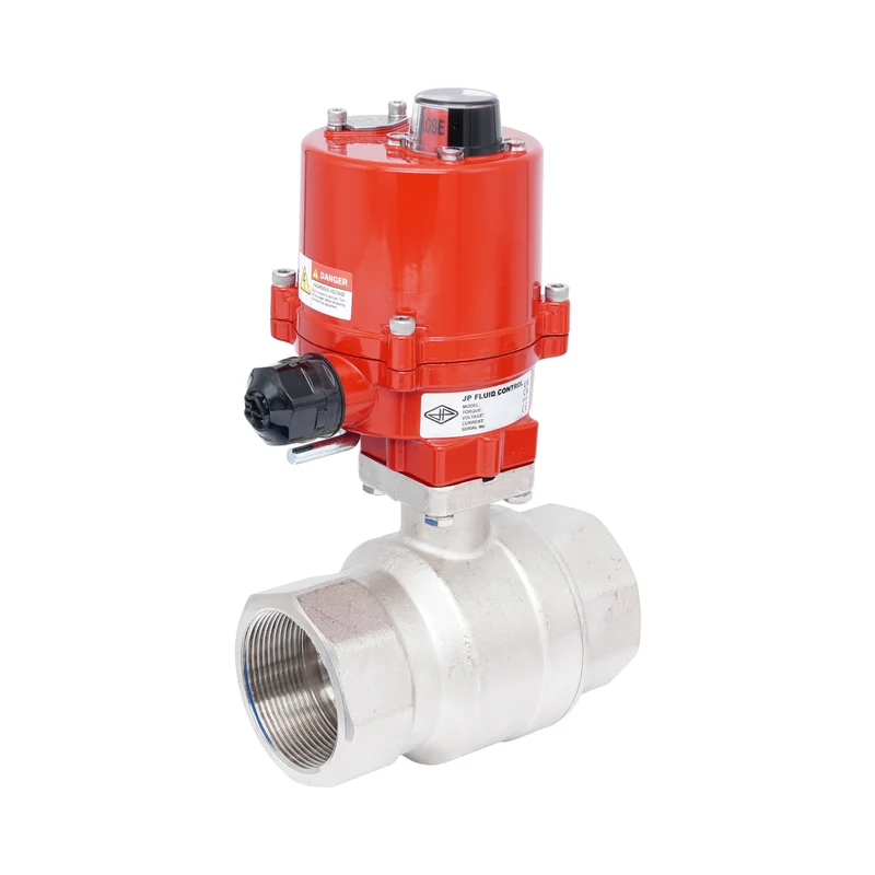 Vanne à bille électrique 2 voies en laiton Rp 2-1/2" 24 V AC/DC