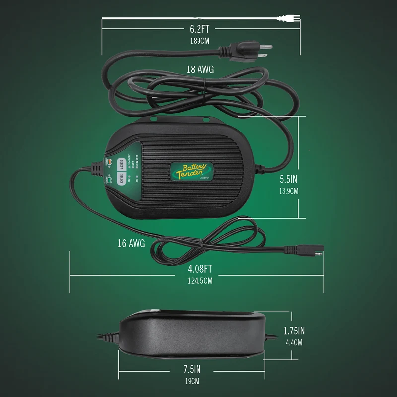 Power Tender® 5/2.5 Amp 12V/24V Battery Charger and Maintainer