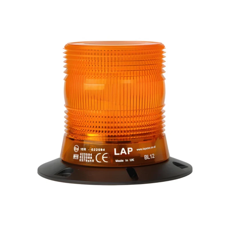 Balise LAP à base plate / lentille ambrée