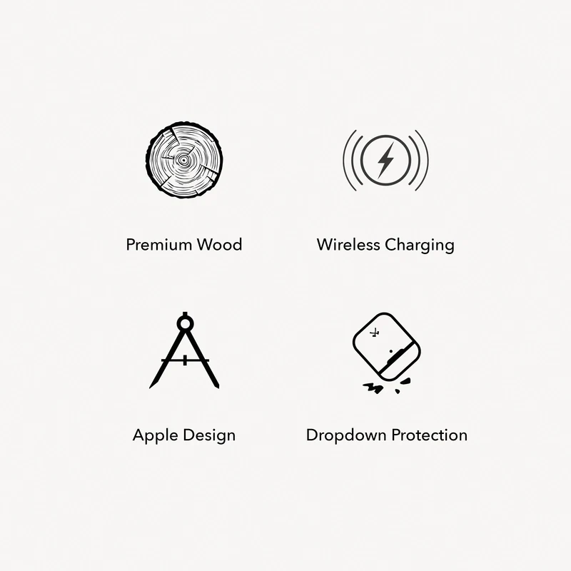 Airpods Pro 2 étui en bois