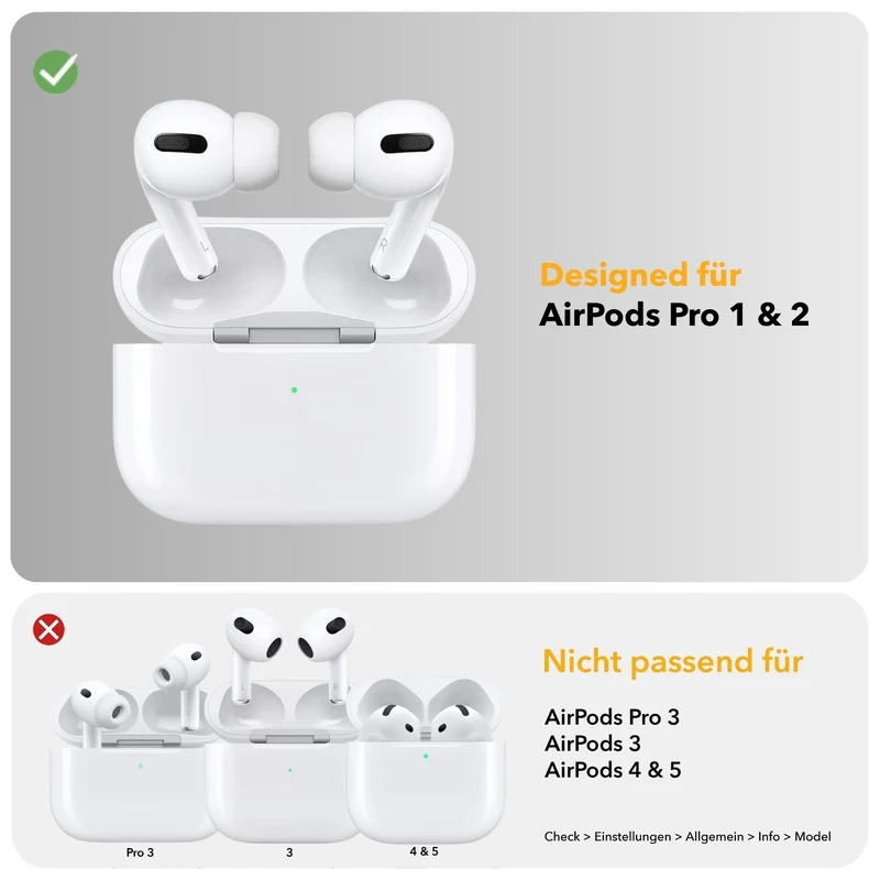 AirPods Pro 2 Housse en cuir Vegan