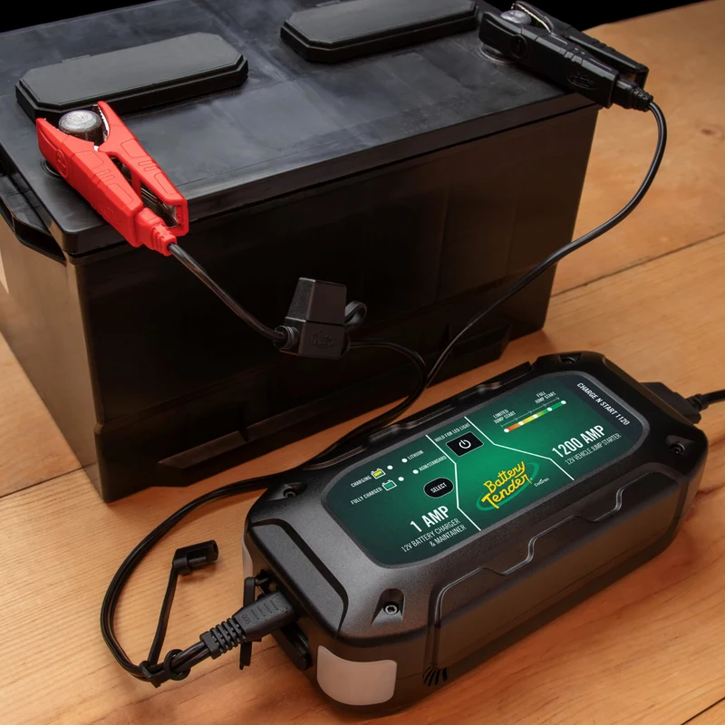 Motorcycle and Powersports Charge N Start 1120 Bundle (1 AMP Charging & 1200 AMP Jump Starting)