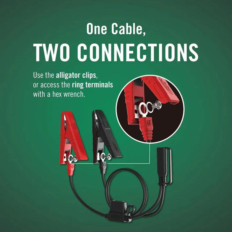 Motorcycle and Powersports Charge N Start 1100 Bundle (1 AMP Charging & 1000 AMP Jump Starting)