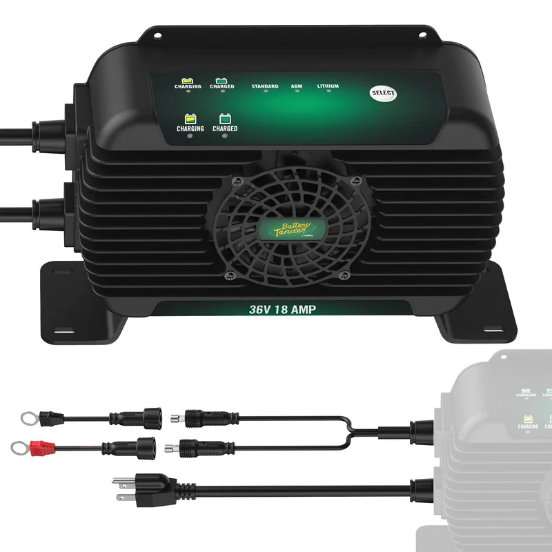 PowerPlus 36V 18 Amp Battery Charger and Maintainer