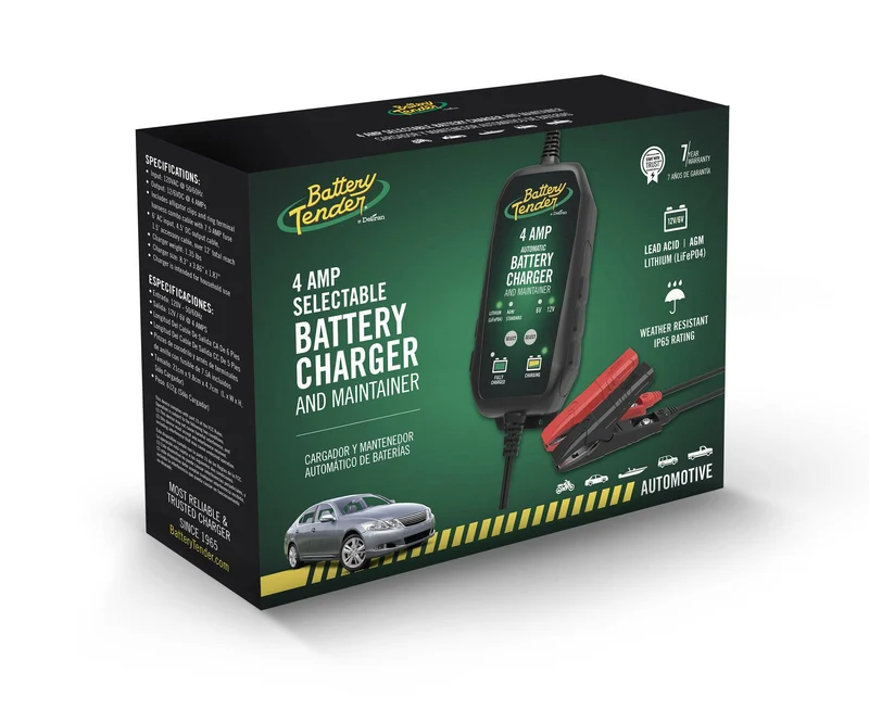 Battery Tender® 6V/12V, 4 AMP Selectable Battery Charger - Available at Walmart
