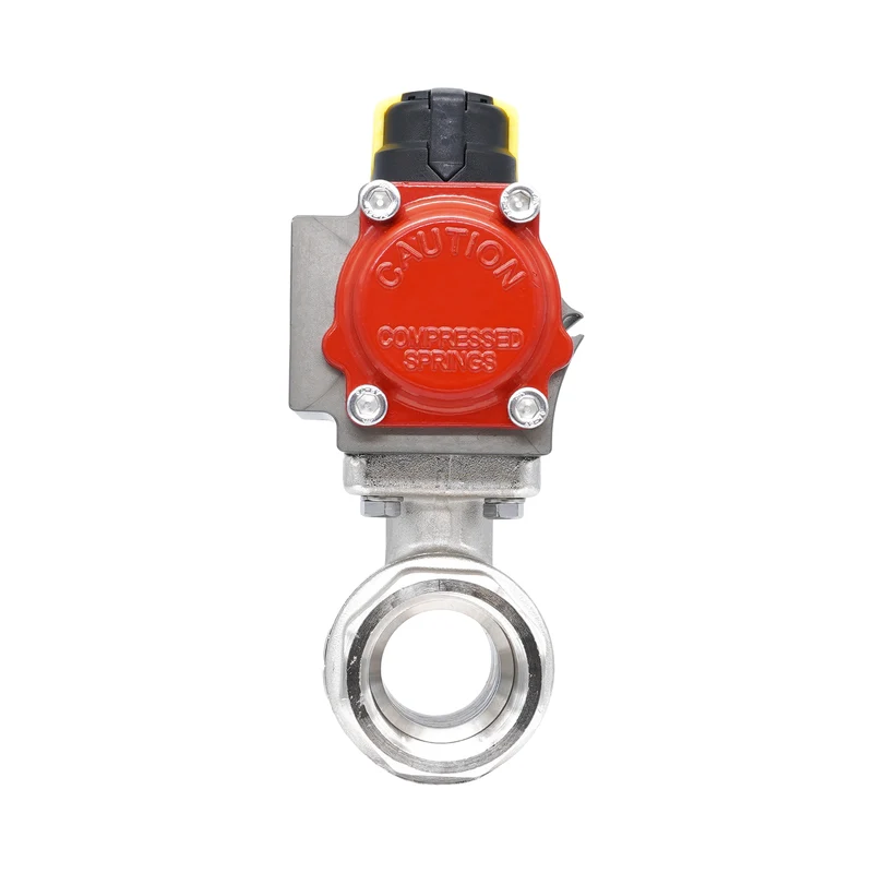 Vanne à bille pneumatique 2 voies en laiton Rp 3/4" - à double effet