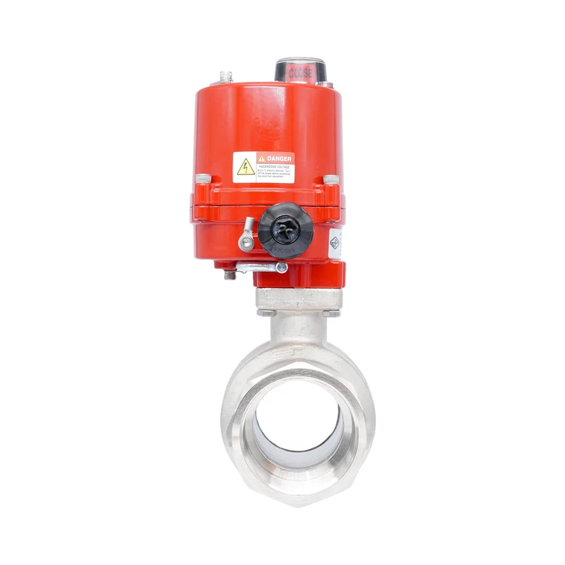Vanne à bille électrique 2 voies en laiton Rp 3" 24 V AC/DC