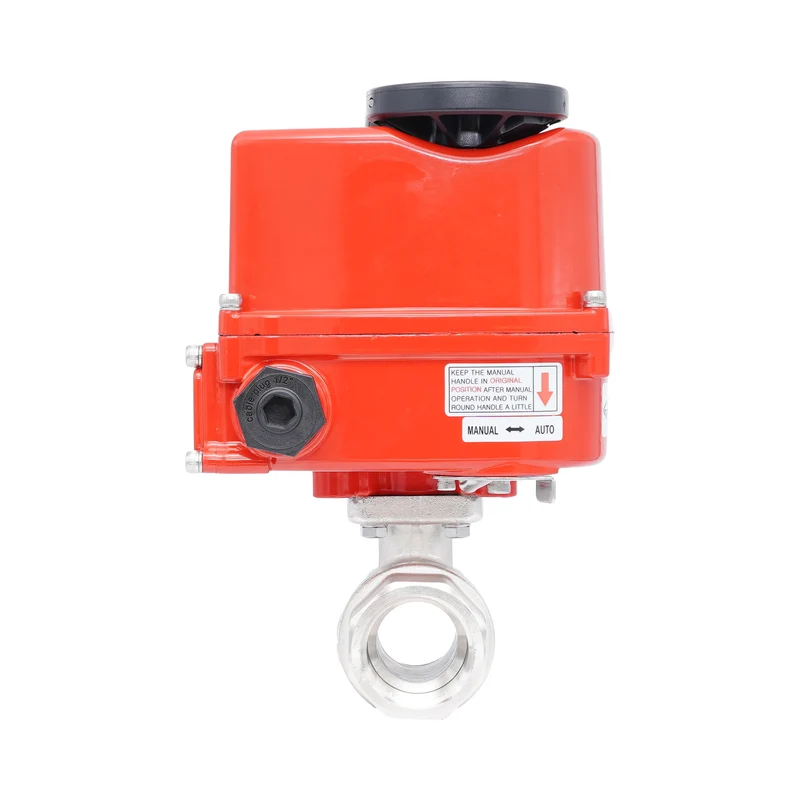 Vanne à bille électrique modulante 2 voies en laiton Rp 1-1/2" 24 V AC/DC