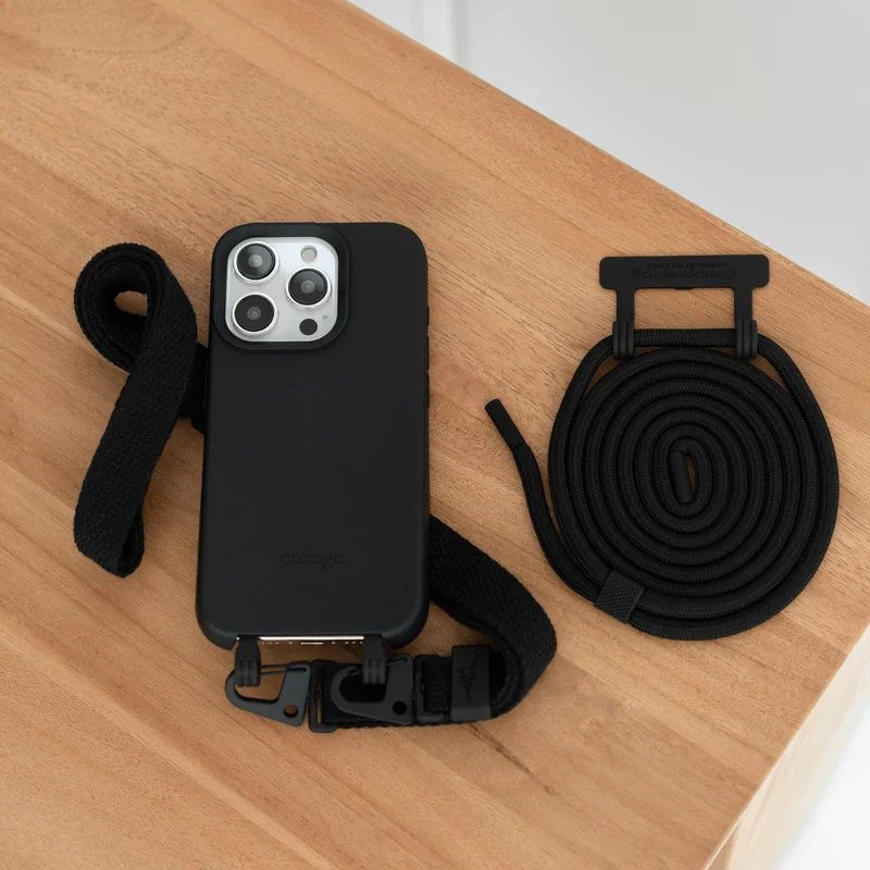 Étui pour téléphone portable iPhone 15 Pro avec bande