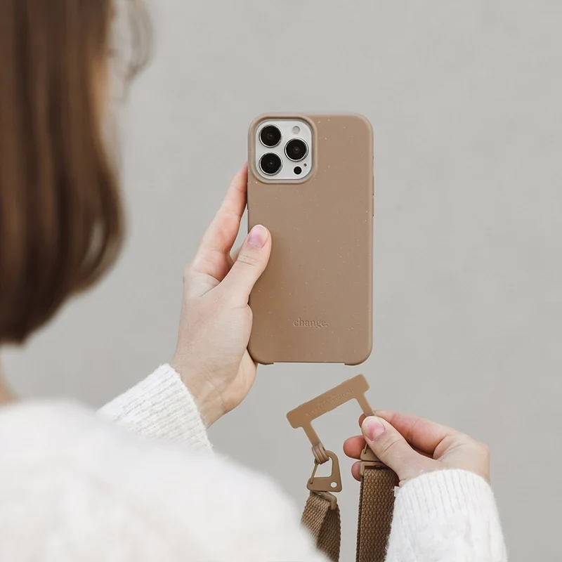 Étui pour téléphone portable iPhone 15 avec bande