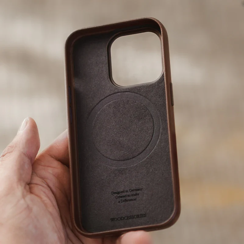 iPhone 15 Pro Max Housse en cuir Vegan