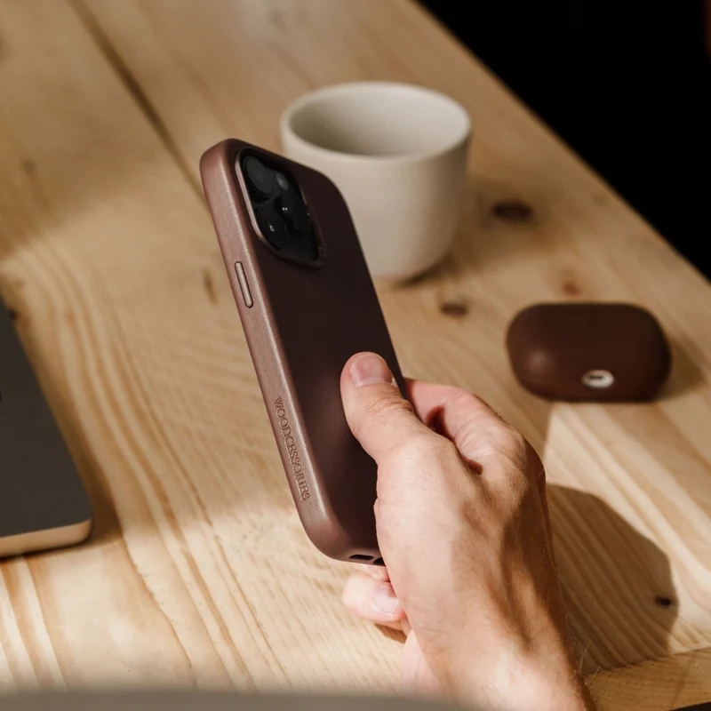 iPhone 15 Pro Max Housse en cuir Vegan