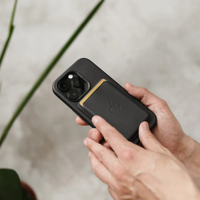 iPhone 15 Housse en cuir Vegan