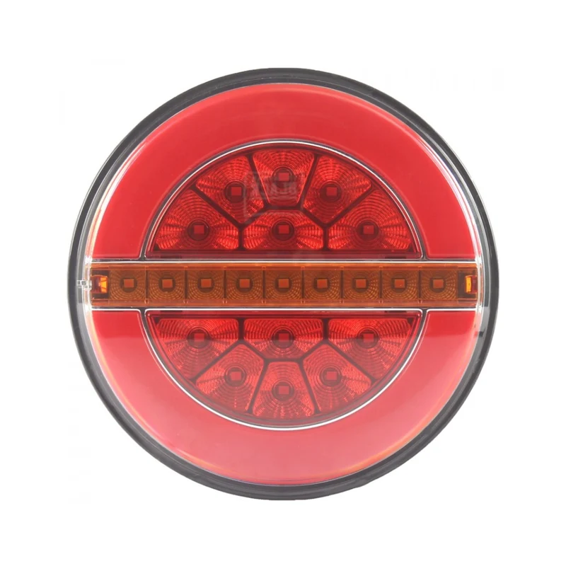 Enseigne lumineuse LED ronde néon pour hamburger avec indicateur dynamique