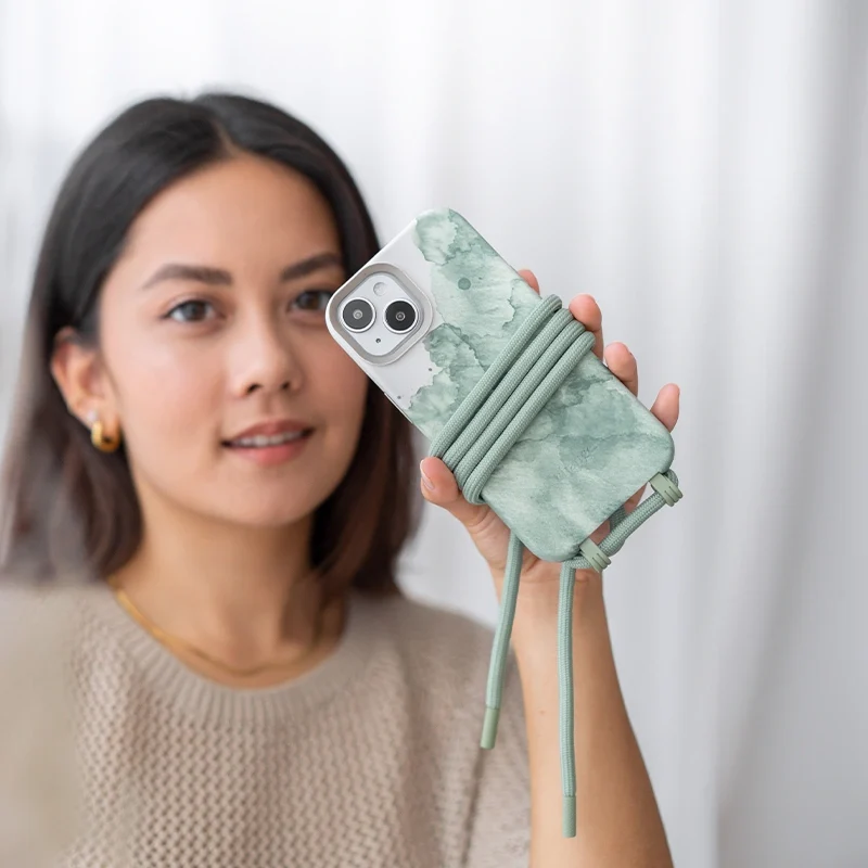 iPhone 15 Chaîne pour téléphone portable Amovible