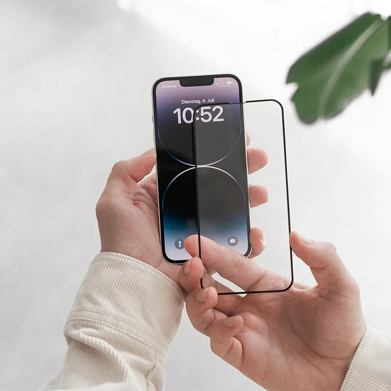 Verre blindé plein écran pour iPhone 15 Pro