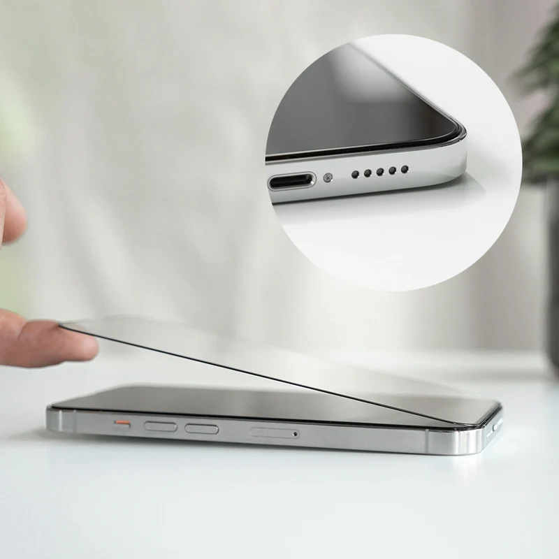 Verre blindé 2.5D pour iPhone 15 Pro Max