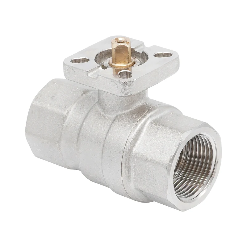Vanne à bille 2 voies en laiton Rp 1-1/2" ISO-Top F04/F05 PN25 - TamesonPRO 1141-112
