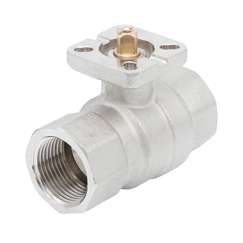 Vanne à bille 2 voies en laiton Rp 1-1/2" ISO-Top F04/F05 PN25 - TamesonPRO 1141-112