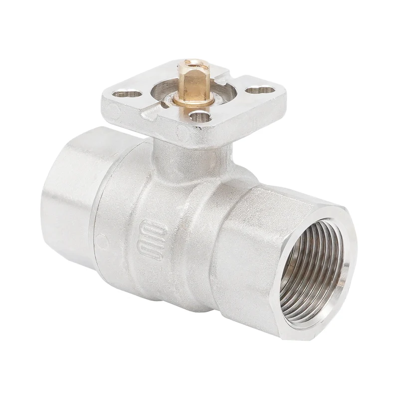 Vanne à bille 2 voies en laiton Rp 1-1/2" ISO-Top F04/F05 PN25 - TamesonPRO 1141-112