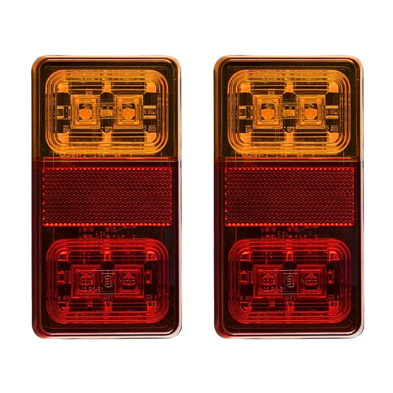 Feux de remorque rectangulaires / Lot de 2