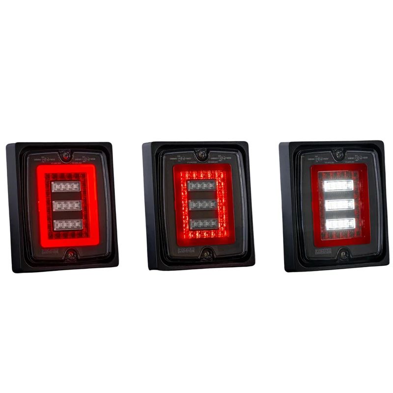 Phare de bloc Fristom FT-324 avec feu arrière, de recul et antibrouillard