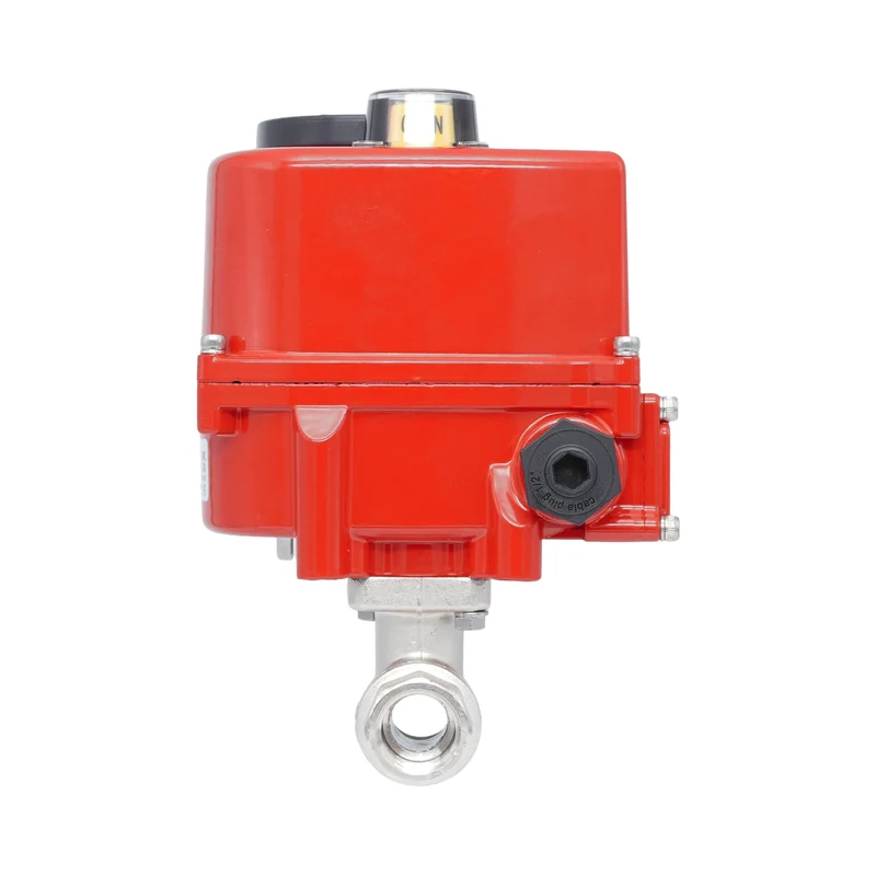Vanne à bille électrique modulante 2 voies en laiton Rp 3/8" 24 V AC/DC