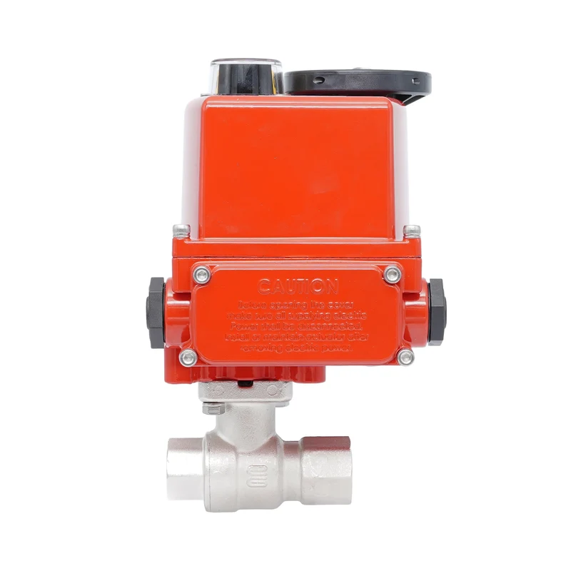 Vanne à bille électrique modulante 2 voies en laiton Rp 3/8" 24 V AC/DC