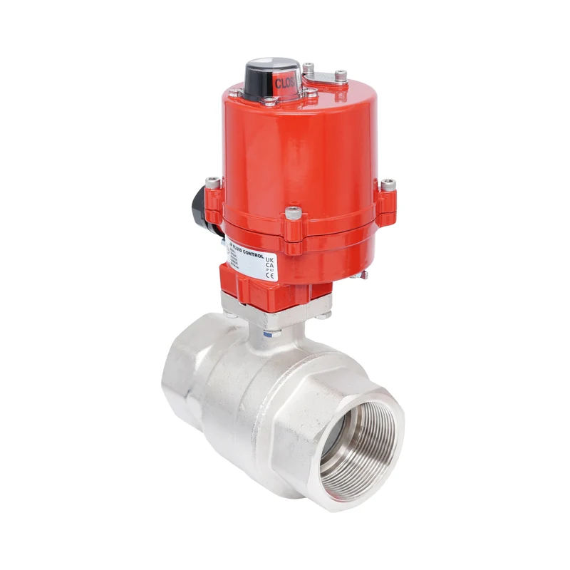 Vanne à bille électrique 2 voies en laiton Rp 3" 100-240 V AC