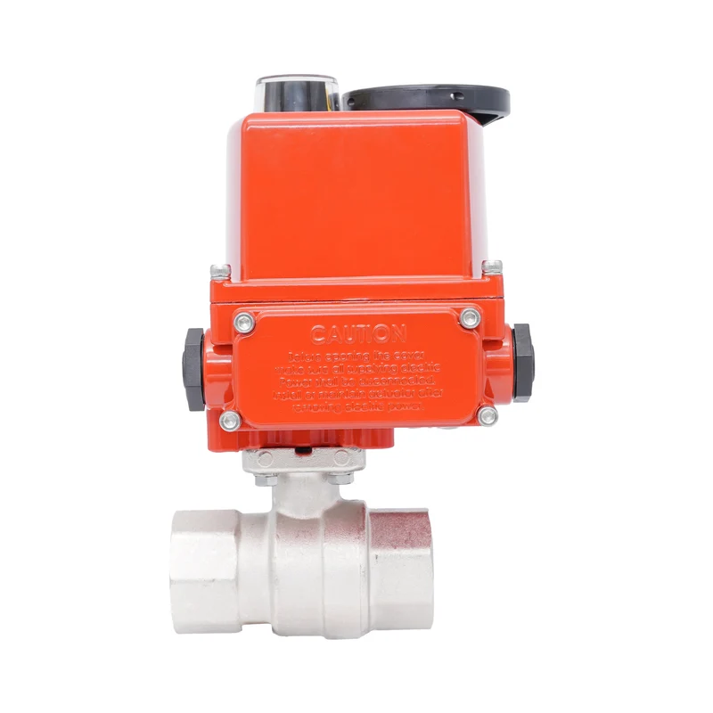Vanne à bille électrique modulante 2 voies en laiton Rp 1" 24 V AC/DC