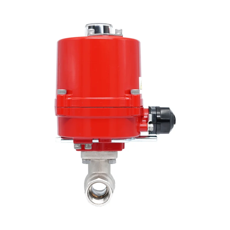 Vanne à bille électrique 2 voies en laiton Rp 3/4" 12 V AC/DC