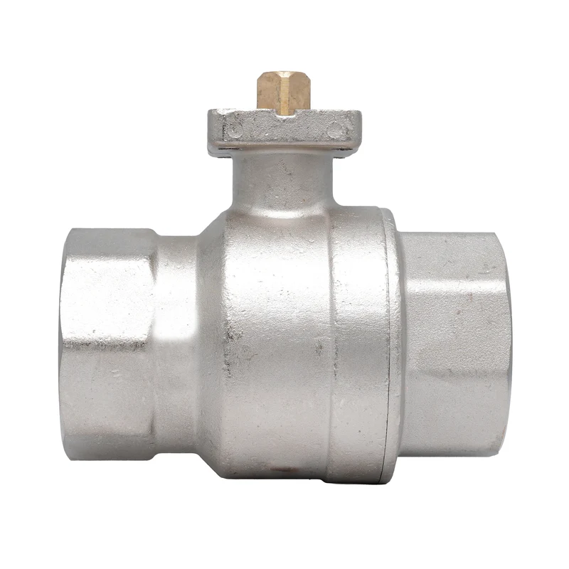 Vanne à bille 2 voies en laiton Rp 2-1/2" ISO-Top F07 PN25 - TamesonPRO 1141-212