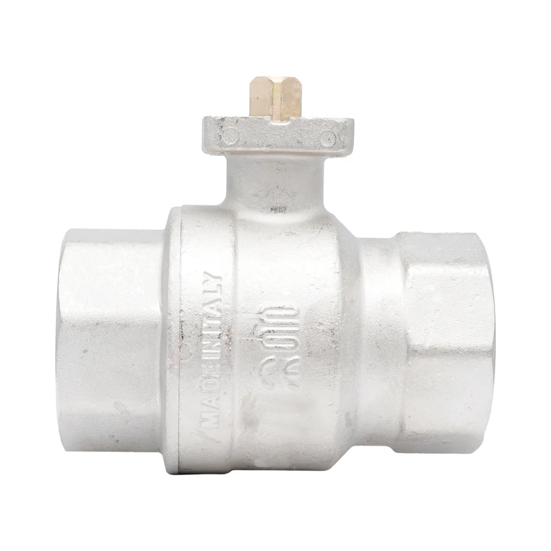 Vanne à bille 2 voies en laiton Rp 2-1/2" ISO-Top F07 PN25 - TamesonPRO 1141-212