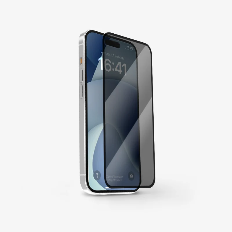 Verre blindé pour iPhone 14 Pro avec protection contre les regards indiscrets