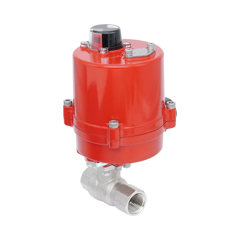Vanne à bille électrique 2 voies en laiton Rp 3/8" 24 V AC/DC