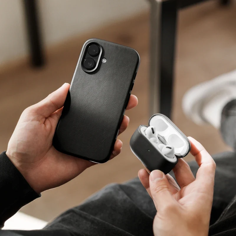 iPhone 16 Housse en cuir Vegan