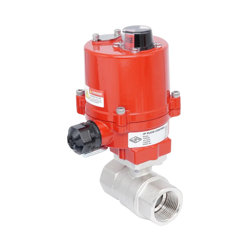 Vanne à bille électrique 2 voies en laiton Rp 1-1/4" 12 V AC/DC