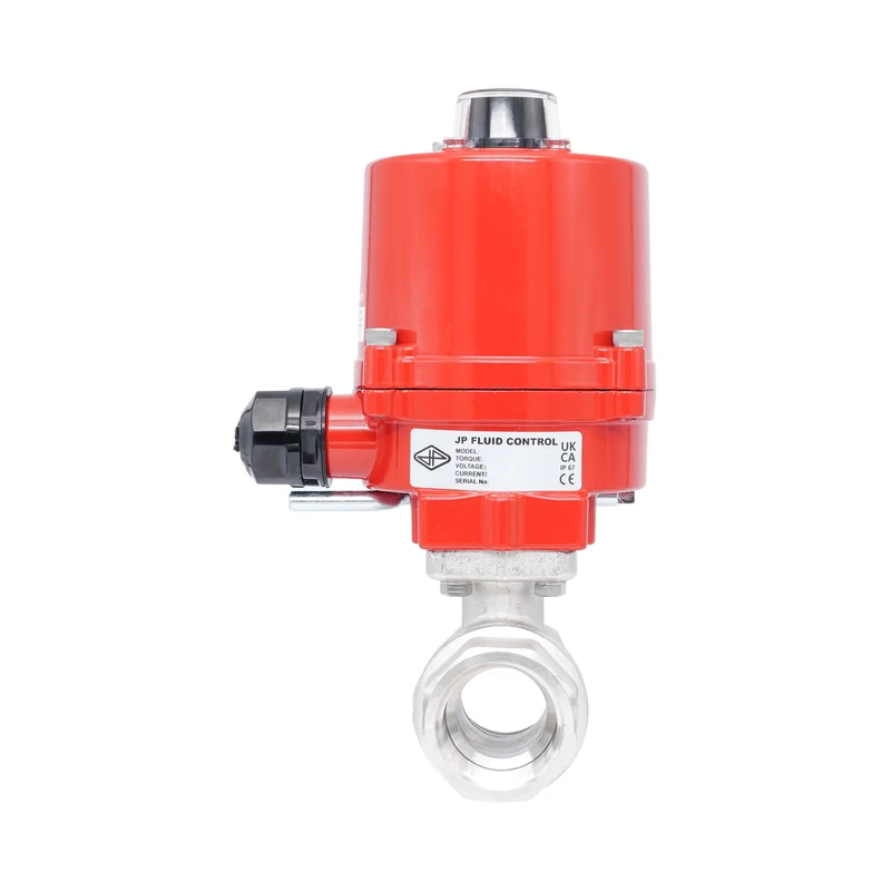 Vanne à bille électrique 2 voies en laiton Rp 1-1/4" 12 V AC/DC