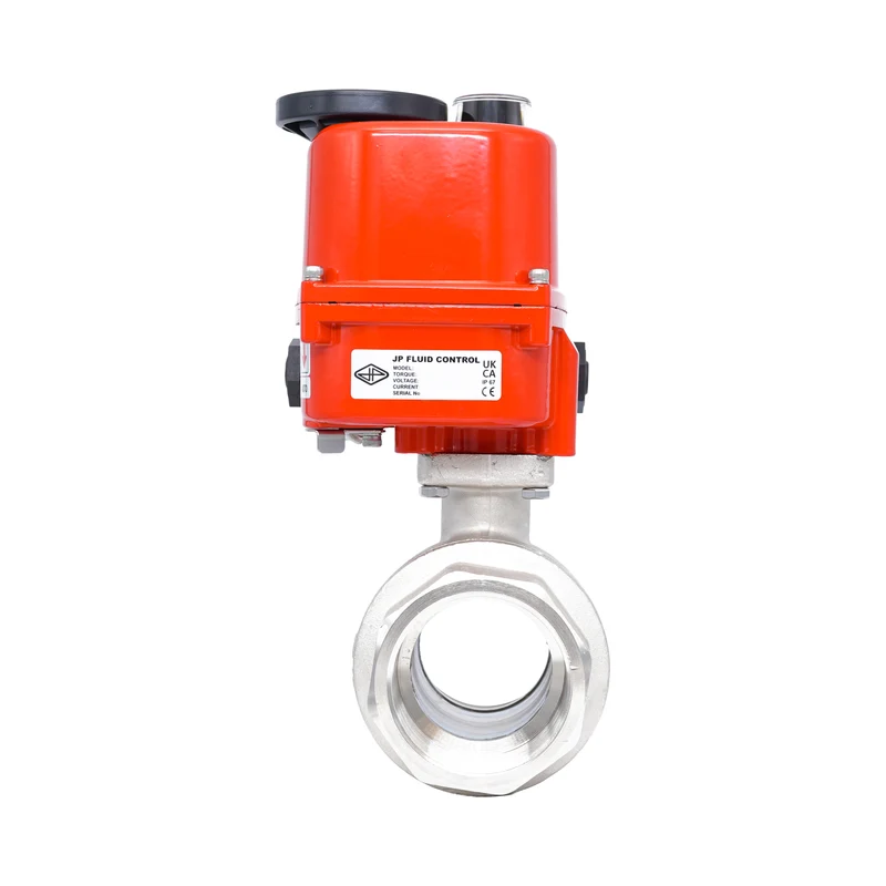 Vanne à bille électrique modulante 2 voies en laiton Rp 2-1/2" 24 V AC/DC