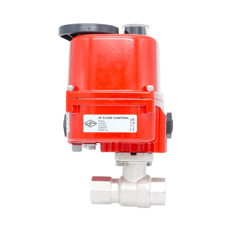 Vanne à bille électrique modulante 2 voies en laiton Rp 3/4" 24 V AC/DC