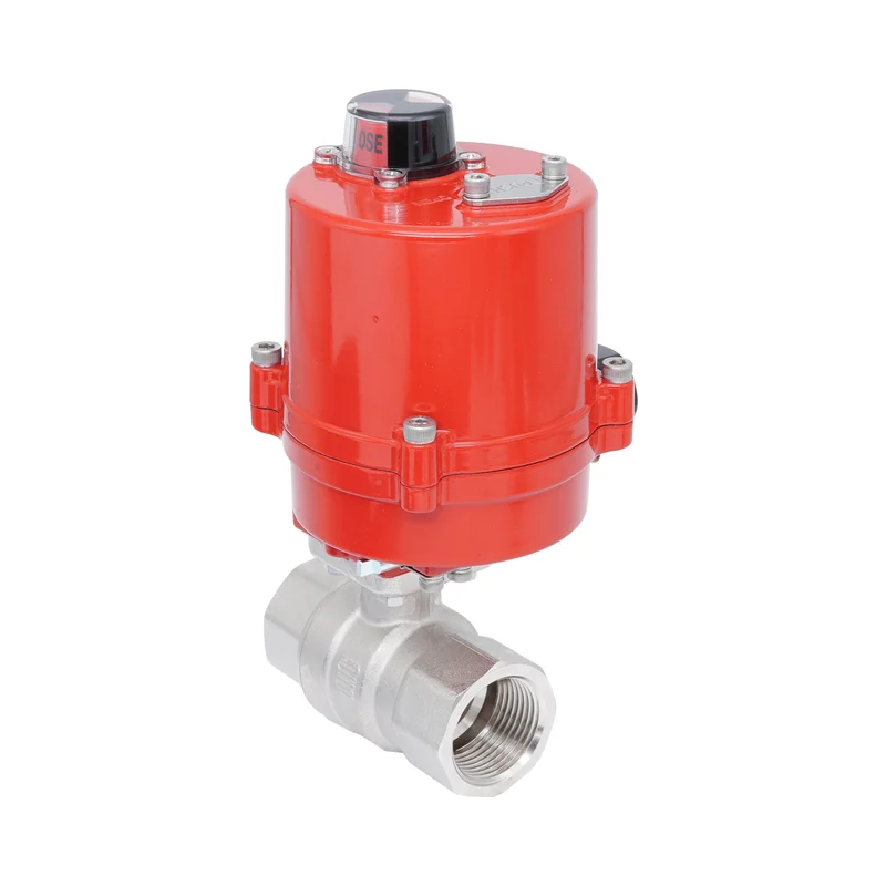 Vanne à bille électrique 2 voies en laiton Rp 1" 12 V AC/DC