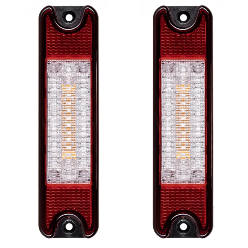 Ensemble de feux de remorque à LED minces / 190 x 50 mm